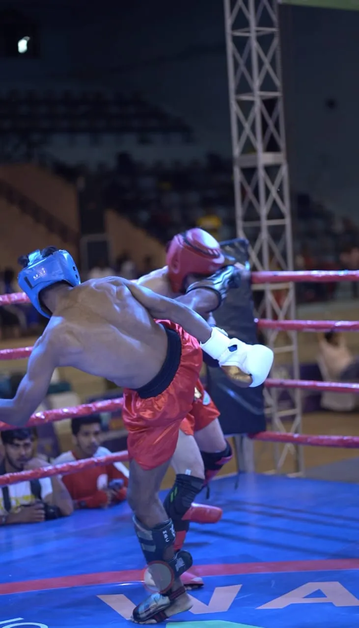 Kickboxing classes at Ernakulam YMCA