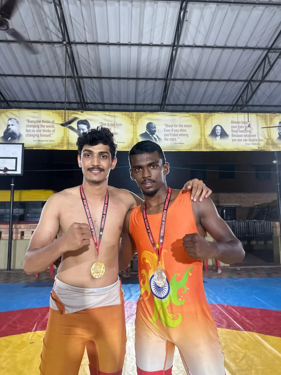 Wrestling takedown practice SpaRing Ernakulam